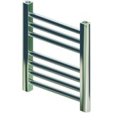 Designradiator bws vertico multirail 36x40 cm chroom zij-onderaansluiting