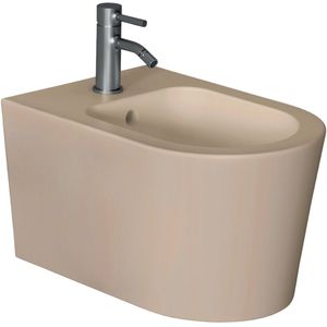 Bidet Salenzi Form Square Mat Taupe (exclusief kraan)
