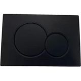Geberit Sigma 01 Bedieningsplaat Frontbediening Mat Zwart