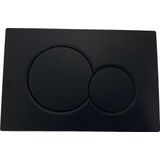 Geberit Sigma 01 Bedieningsplaat Frontbediening Mat Zwart