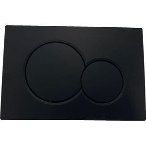 Geberit Sigma 01 Bedieningsplaat Frontbediening Mat Zwart
