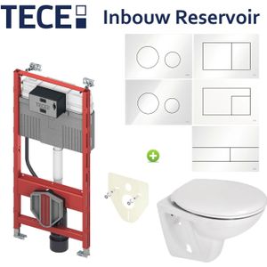Tece profil toiletset set 02 bws compact met tece drukplaat