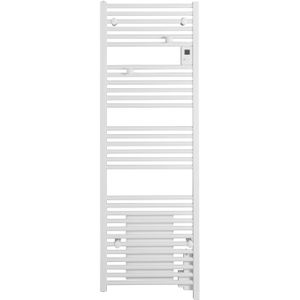 Elektrische handdoekradiator bws dry 183.7x55 cm digitaal met blower 2000w wit