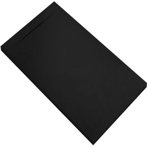 Douchebak bws talpo 140x90x3 cm composietsteen mat zwart