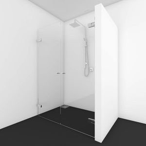 Pendeldeuren Van Rijn Helder Glas 200x100 cm Ronde Knop