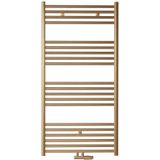 BWS - Cory - Handdoek Radiator - 120x60 cm - Geborsteld Messing Goud
