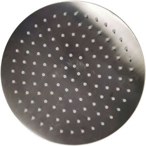 Hoofddouchekop sanilux disk rond 20 cm gunmetal