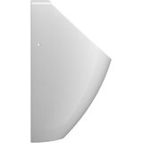 Urinoir ipee u1 edge keramiek instelbaar spoelvolume achterinlaat 230v 58x37x35 cm wit