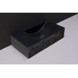 Fontein forzalaqua venetia graniet gezoet en gekapt zonder kraangat links 40x22x10 cm