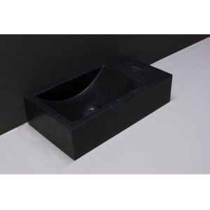 Fontein Forzalaqua Venetia Graniet Gezoet Zonder Kraangat Rechts 40x22x10 cm