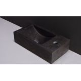Fontein forzalaqua kalmar hardsteen gezoet zonder kraangat rechts 40x22x10 cm