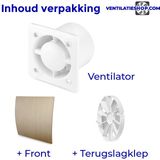 Badkamer Ventilator - Pro Design - Standaard - Goud - Kunststof