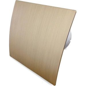 Badkamer Ventilator Pro Design Standaard 100mm 105 m3 Goud Kunststof