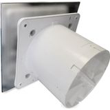 Badkamer Ventilator - Pro Design - Standaard - RVS - 100mm - 105 m3/h