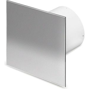 Badkamer Ventilator Pro Design Standaard 100mm 105 m3 Vlak RVS