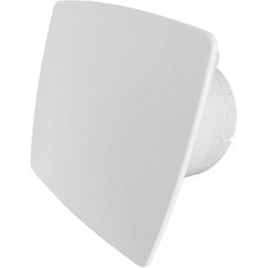 Badkamer ventilator pro design nalooptimer 100mm 105 m3 bold line wit