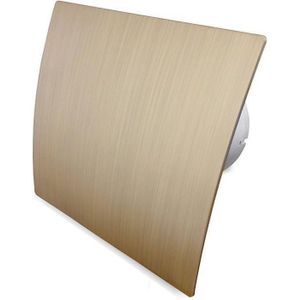 Badkamer Ventilator Pro Design Nalooptimer 125mm 170 m3 Goud Kunststof