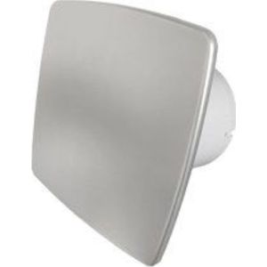 Badkamer ventilator pro design nalooptimer 125mm 170 m3 bold line rvs