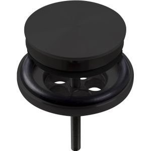 Clou Mini Wash Me Afvoerplug Met Afdekkap Mat Zwart Diameter 55mm