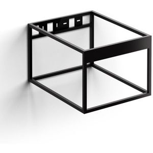 Clou hammock frame kokerprofiel kast zonder bodem rvs mat zwart 40x50.3x30 cm