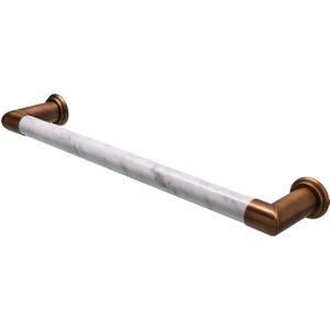 Elektrische Radiator Cascade 60x12 cm Bianco Carrara Venatino Marble / Light Bronze