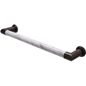 Elektrische Radiator Cascade 60x12 cm Bianco Carrara Venatino Marble / Medium Bronze