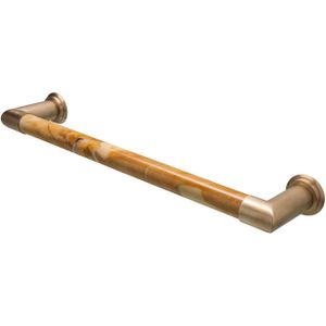 Elektrische Radiator Cascade 60x12 cm Giallo Sienna Marble / Brushed Brass