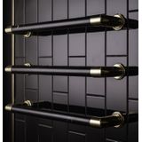 Elektrische Radiator Cascade 60x12 cm Giallo Sienna Marble / Light Bronze