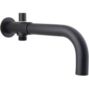 Boss & Wessing - Baduitloop - Mat Zwart - Inbouw Rond - 24 cm