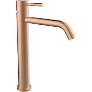 Boss & Wessing - Opbouw Mengkraan - Geborsteld Koper - Model Extra Hoog