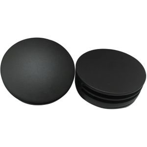 Badafvoerplug Set BWS tbv Badoverloopcombinatie Met Vulfunctie Rond Mat Zwart