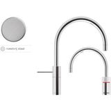 Quooker nordic round twintaps met pro3 vaq-e boiler rvs