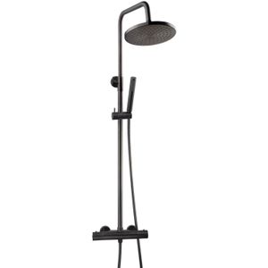 Opbouw Regendouche Set BWS Cemal Thermostatisch Gunmetal