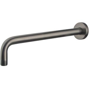 Douche arm bws luxe 35 cm rond muurbevestiging gunmetal