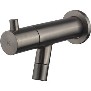 Inbouw Toiletkraan BWS Cemal Fonteinkraan Met Keramisch Binnenwerk Gunmetal