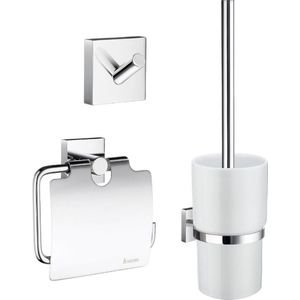 KEUCO Toiletborstelset Collection Moll chroom/antraciet kopen