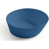 Waskom by goof mees design opbouw wastafel rond 42 cm mat blauw