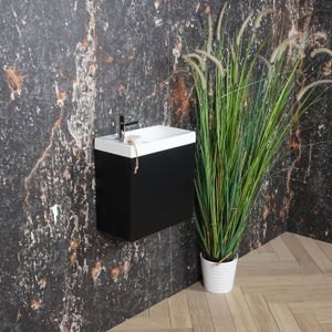 ACTIE BWS Fonteinmeubel | Paris | 40cm | Mat Zwart