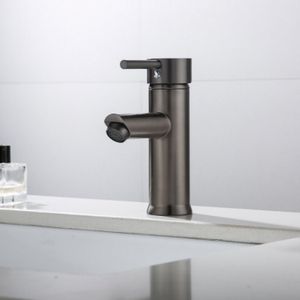 Boss & Wessing - Wastafelkraan - Gunmetal - Messing