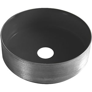 BWS - Dink - Waskom - Gunmetal - Mat Zwart - Diameter 36 Cm