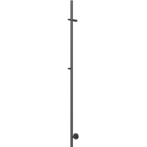 Elektrische staafhanddoekradiator bws cyrus 60 watt 150 cm gunmetal