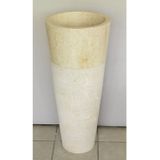 Wastafel imso lavabo conico beige marmer 40x90 cm