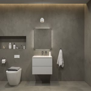 Badkamermeubelset Gliss Zeus 60 cm Mat Wit