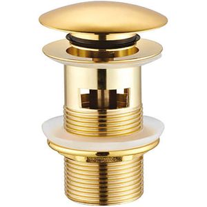 Afvoerplug BWS Design Wastafel Pop Up 76 mm Messing Goud