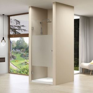 Nisdeur van rijn st01 profielloos 70x200 cm met satijnbaan 8 mm zwart