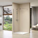 Inloopdouche Van Rijn ST01 70x200 cm Helder Glas 8 mm Met Stabilisatiestang RVS