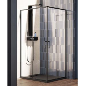 Nisdeur lacus vulcano evo 120x200 cm schuifdeur mat zwart