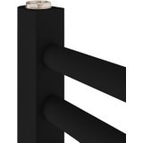 Radiator bws wingrave 80x60 cm mat zwart zij-onderaansluiting (517 watt)
