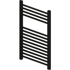 Radiator bws wingrave 80x60 cm mat zwart zij-onderaansluiting