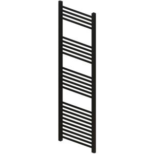 Radiator bws wingrave 160x40 cm mat zwart zij-onderaansluiting